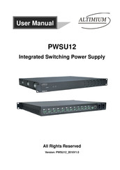 Altimium PWSU12 User Manual