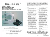 Dressmaker 997HG Owner's Manual
