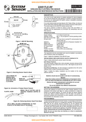 System Sensor 22051TLE-RF Installation And Maintenance Instructions Manual