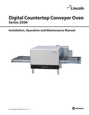 Manitowoc Lincoln 2502-001 Installation, Operation And Maintenance Manual