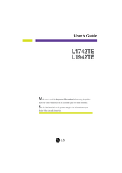 LG L1742TE User Manual