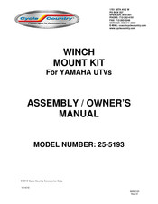 Cycle Country 25-5193 Assembly & Owners Manual