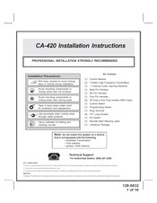 Code Alarm CA 420 Installation Instructions Manual