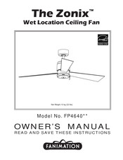 Fanimation The Zonix FP4640SN Owner's Manual