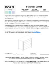 Dorel Living 0-65857-17162-4 Assembly Instruction Manual