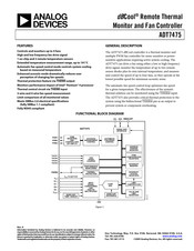 Analog Devices dBCool ADT7475 Manual