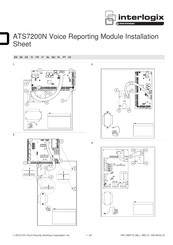 Interlogix ATS7200N Installation Sheet