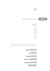 Jacuzzi Glint 80x80 Preinstallation Manual