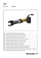 Weidmüller EPG CUT 40 Original Operating Instructions