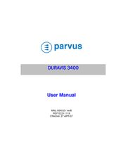 Parvus DURAVIS 3400 User Manual