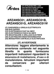 ARDES ARZANSC01 Instructions For Use Manual