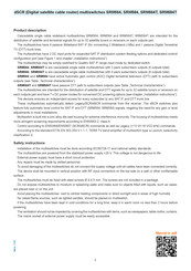 Terra SRM564 Manual