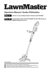 Lawnmaster CLGT1810S01 Operator's Manual