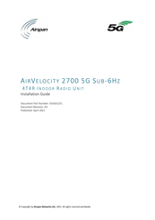 Airspan AIRVELOCITY 2700 Installation Manual