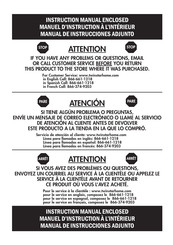 Twin-Star International 23WM158 Instruction Manual Enclosed