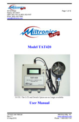 Miltronics TAT420 User Manual