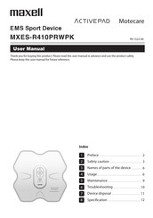 Maxell ActivePad MXES-R410PRWPK User Manual