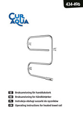 CUR AQUA 434-496 Operating Instructions Manual