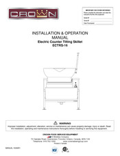 Crown ECTRS-16 Installation & Operation Manual