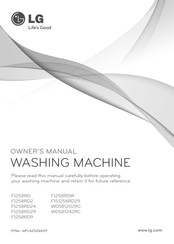 LG WD581242RC Owner's Manual