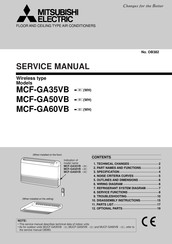 Mitsubishi Electric MCF-GA35VB-E1 Service Manual