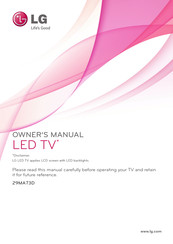 LG 29MA73D Owner's Manual