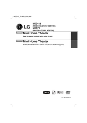 LG MDD72 Manual