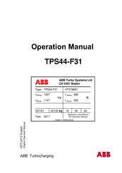 ABB TPS44-F31 Operation Manual