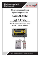 Elektrotechnik Schabus GX-A1+CO Operating Manual