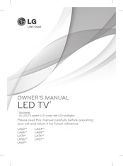 LG 55LA6910.ATB Owner's Manual