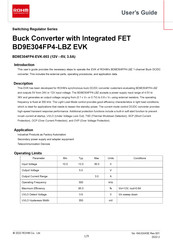 Rohm BD9E304FP4-EVK-003 User Manual
