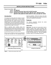 Kohler GM17071-KP2 Installation Instructions Manual