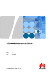 Huawei U9500 Maintenance Manual