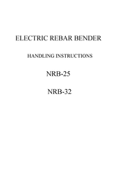 Power NRB-25 Handling Instructions Manual