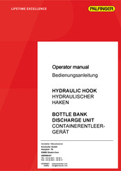 KINSHOFER KM920-11 Operating Instructions Manual