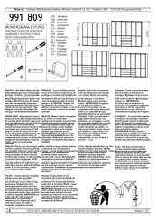 Oeseder Möbelindustrie 991 809 Assembly Instructions Manual