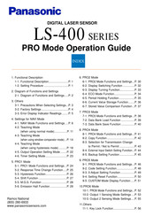 Panasonic LS-401P Operation Manual