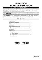 Yoshitake AL-6 Product Manual