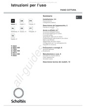 SCHOLTES TI 7624 400 Operating Instructions Manual