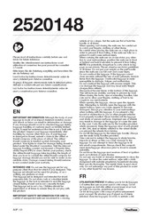 Vonhaus 2520148 Instructions Manual