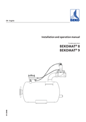 Beko BEKOMAT 8 Installation And Operation Manual