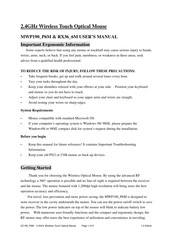 Dexin MWP190-P6M User Manual