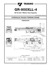 Tadano GR-900XLL-4 Manual