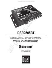 Dual DSEQ505BT Installation & Owner's Manual