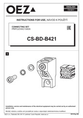 Oez CS-BD-B421 Instructions For Use Manual