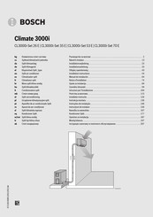 Bosch Climate 3000i Installation Instructions Manual