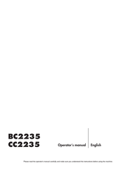 Husqvarna BC2235 Operator's Manual