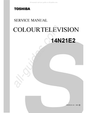 Toshiba 14N21E2 Service Manual
