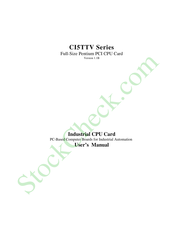 Kontron CI5TTV Series User Manual