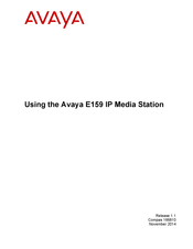 Avaya E159 Using Manual
